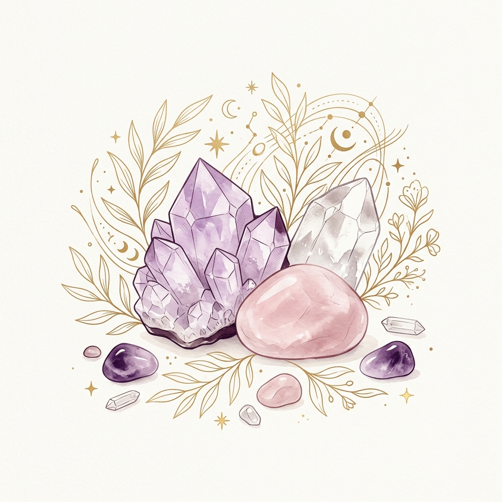 Couverture — 100 Illustrations Lithothérapie